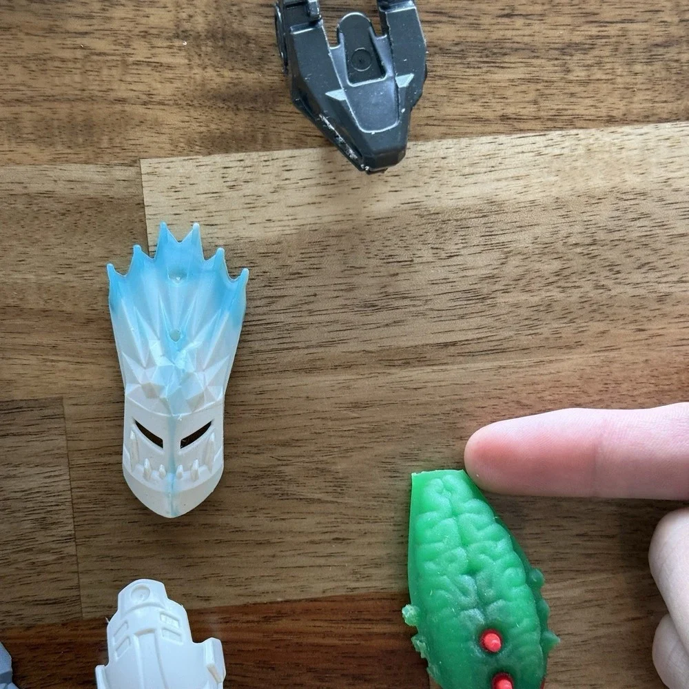 LEGO BIONICLE Hero Factory Bulk Lot of Masks Brains Parts Pieces SEE PICTURES!